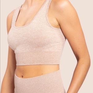 🎉SALE🎉 Seamless Hybrid Ribbed Sports Bra